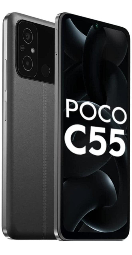 (Refurbished) POCO C55 (Power Black, 64 GB) (4 GB RAM) - Triveni World