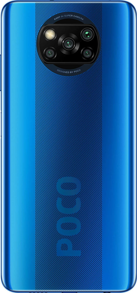 (Refurbished) Poco X3 (Cobalt Blue, 6GB RAM / 64GB Storage) - Triveni World
