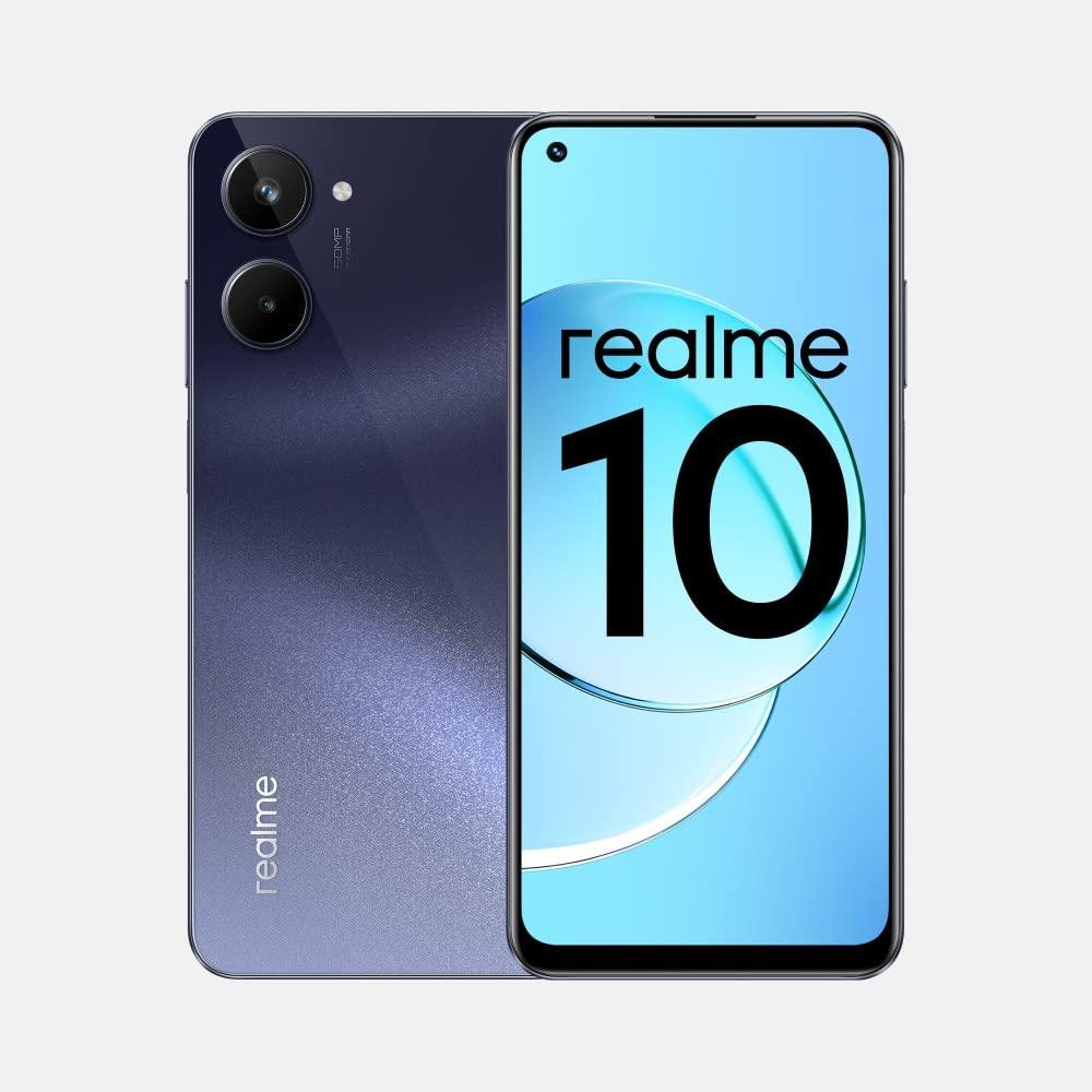 (Refurbished) realme 10 (Rush Black, 4 GB Ram, 64 GB RAM Storage) - Triveni World