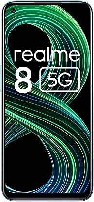 (Refurbished) realme 8 5G (4 GB RAM, 64GB ROM) (Supersonic Blue) - Triveni World