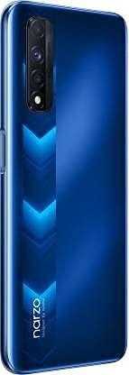 (Refurbished) realme Narzo 30 (Racing Blue, 4GB RAM, 64GB Storage) Without Offers - Triveni World