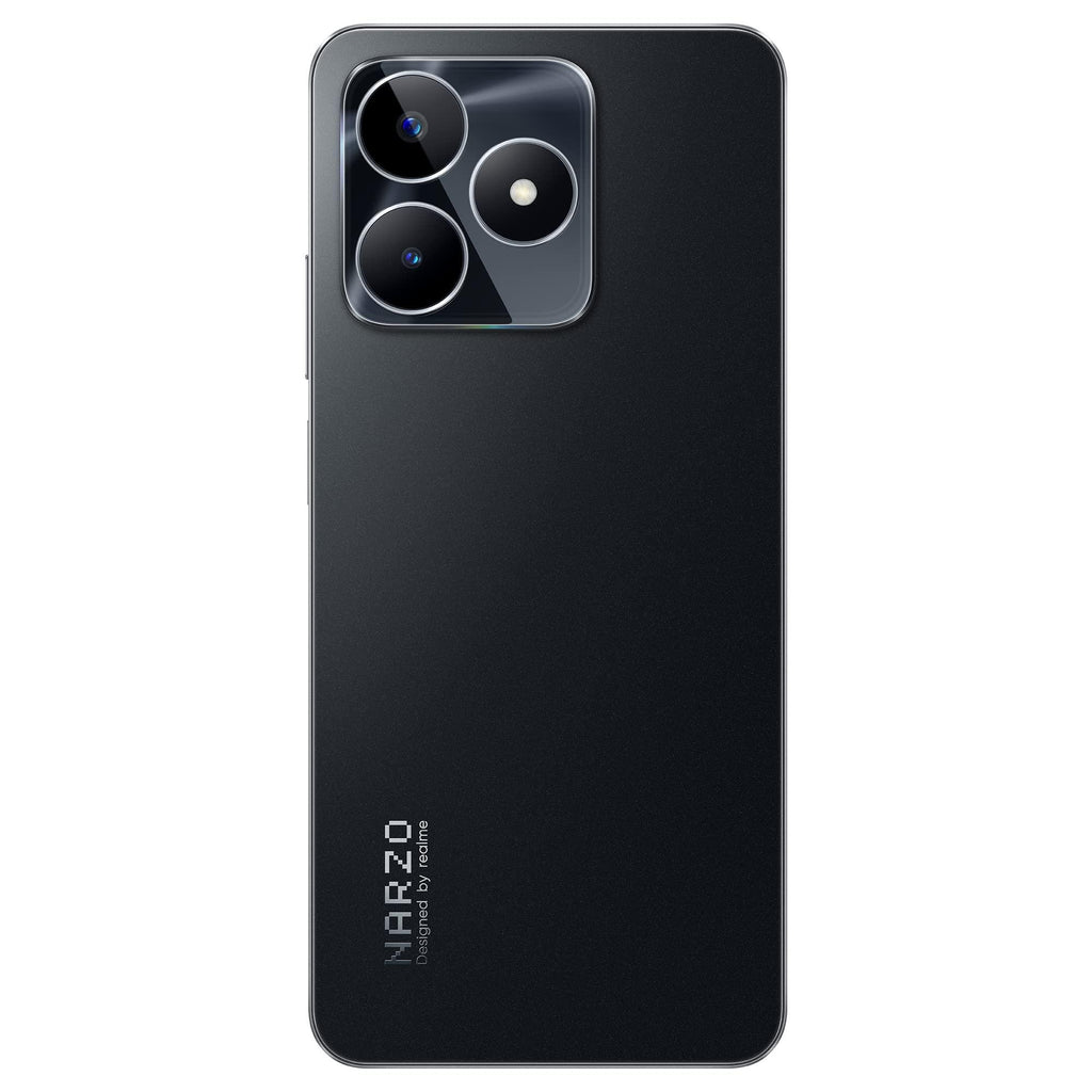 (Refurbished) realme narzo N53 (Feather Black, 6GB+128GB) 33W Segment Fastest Charging | Slimmest Phone in Segment | 90 Hz Smooth Display - Triveni World
