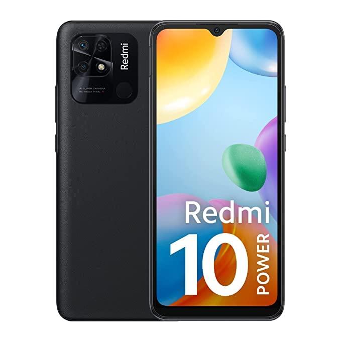 (Refurbished) Redmi 10 Power (Power Black, 8GB RAM, 128GB Storage) - Triveni World