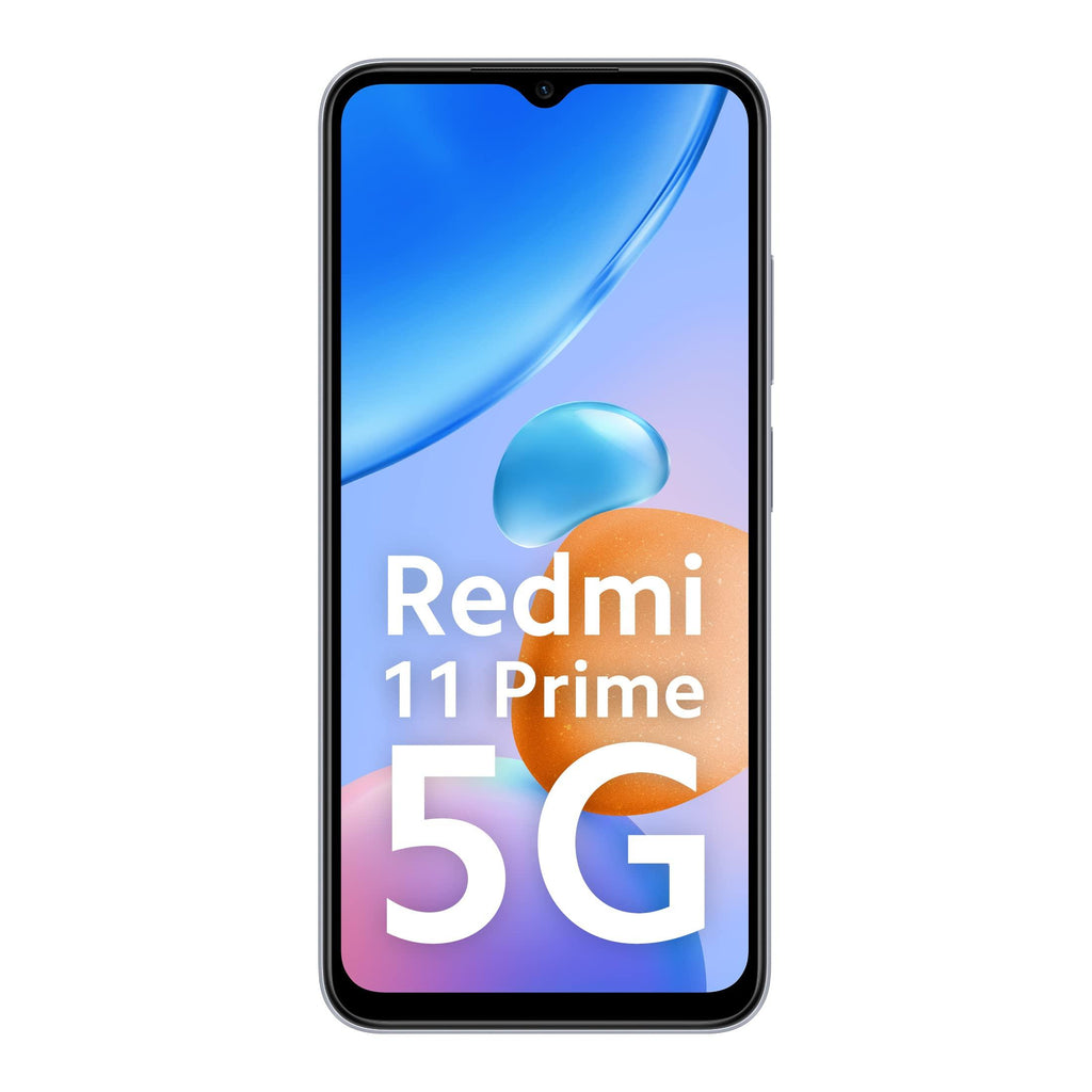 (Refurbished) Redmi 11 Prime 5G (Chrome Silver, 6GB RAM, 128GB Storage) | Prime Design | MTK Dimensity 700 | 50 MP Dual Cam | 5000mAh | 7 Band 5G - Triveni World