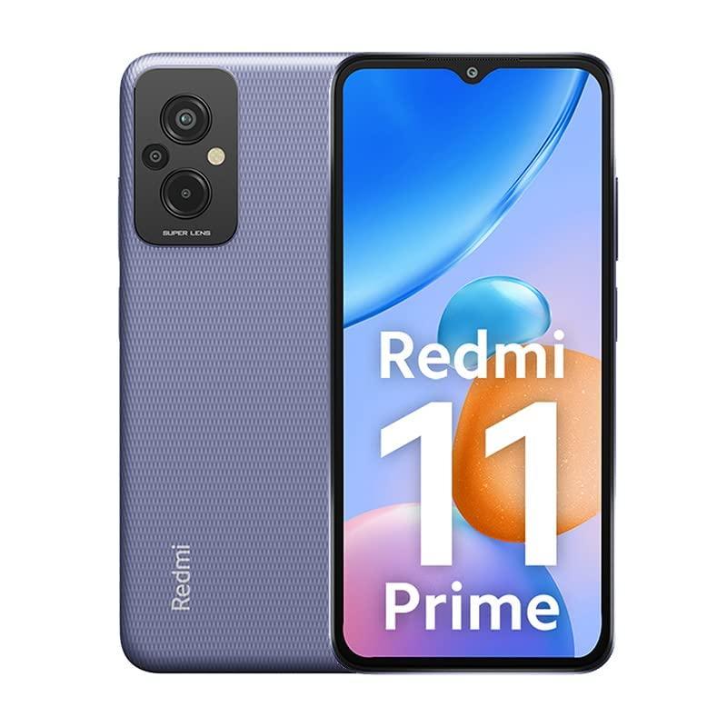 (Refurbished) Redmi 11 Prime (Peppy Purple, 4GB RAM 64GB ROM) | Prime Design | High Performance Helio G9 - Triveni World
