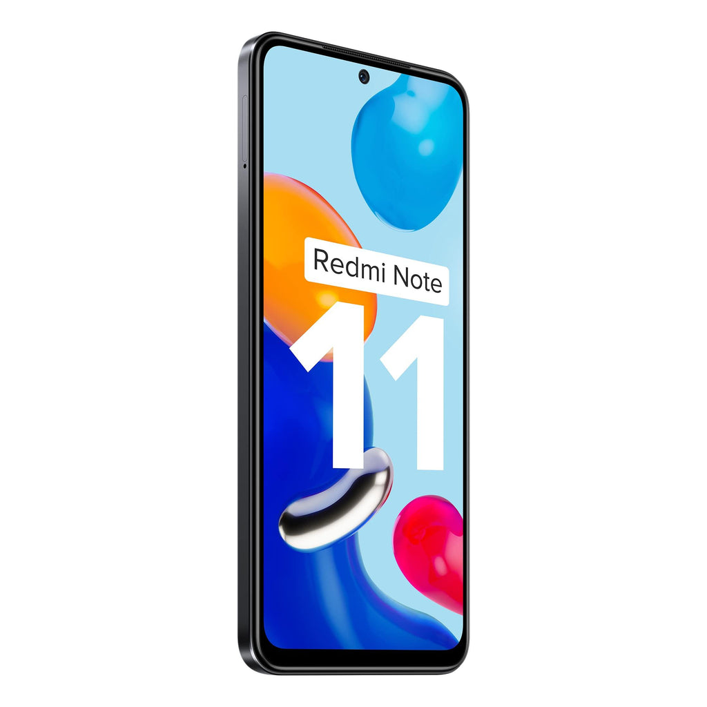(Refurbished) Redmi Note 11 (Space Black, 4GB RAM, 64GB Storage)|90Hz FHD+ AMOLED Display | Qualcomm® Snapdragon™ 680-6nm | Alexa Built-in | 33W Charger Included - Triveni World