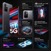 (Refurbished) Redmi Note 11T 5G (Matte Black, 8GB RAM, 128GB Storage)| Dimensity 810 5G - Triveni World