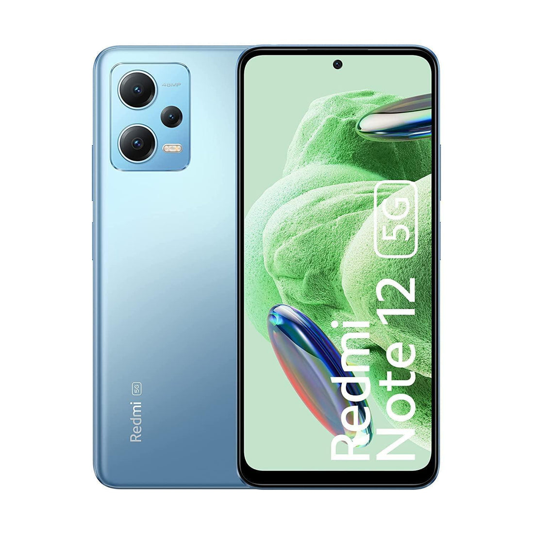 (Refurbished) Redmi Note 12 5G Mystique Blue 4GB RAM 128GB ROM | 1st ...
