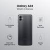 (Refurbished) Samsung Galaxy A04 (Black, 4GB, 64GB Storage) | 50 MP Rear Camera | Face Unlock | Upto 8GB RAM with RAM Plus | MediaTek Helio P35 | 5000 mAh Battery - Triveni World