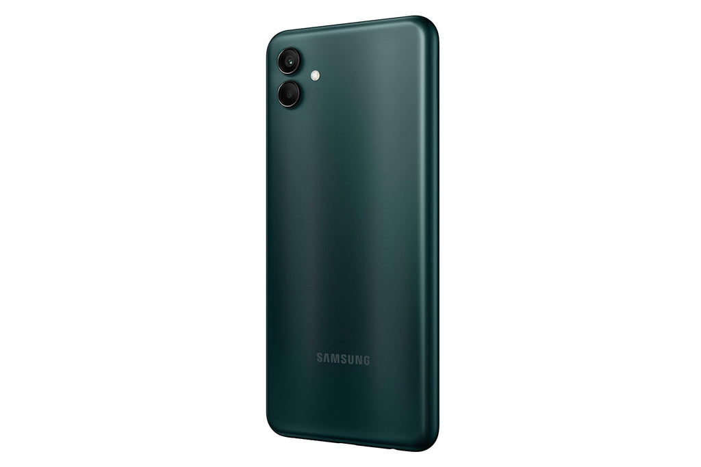 (Refurbished) Samsung Galaxy A04 (Green, 4GB, 64GB Storage) | 50 MP Rear Camera | Face Unlock | Upto 8GB RAM with RAM Plus | MediaTek Helio P35 | 5000 mAh Battery - Triveni World
