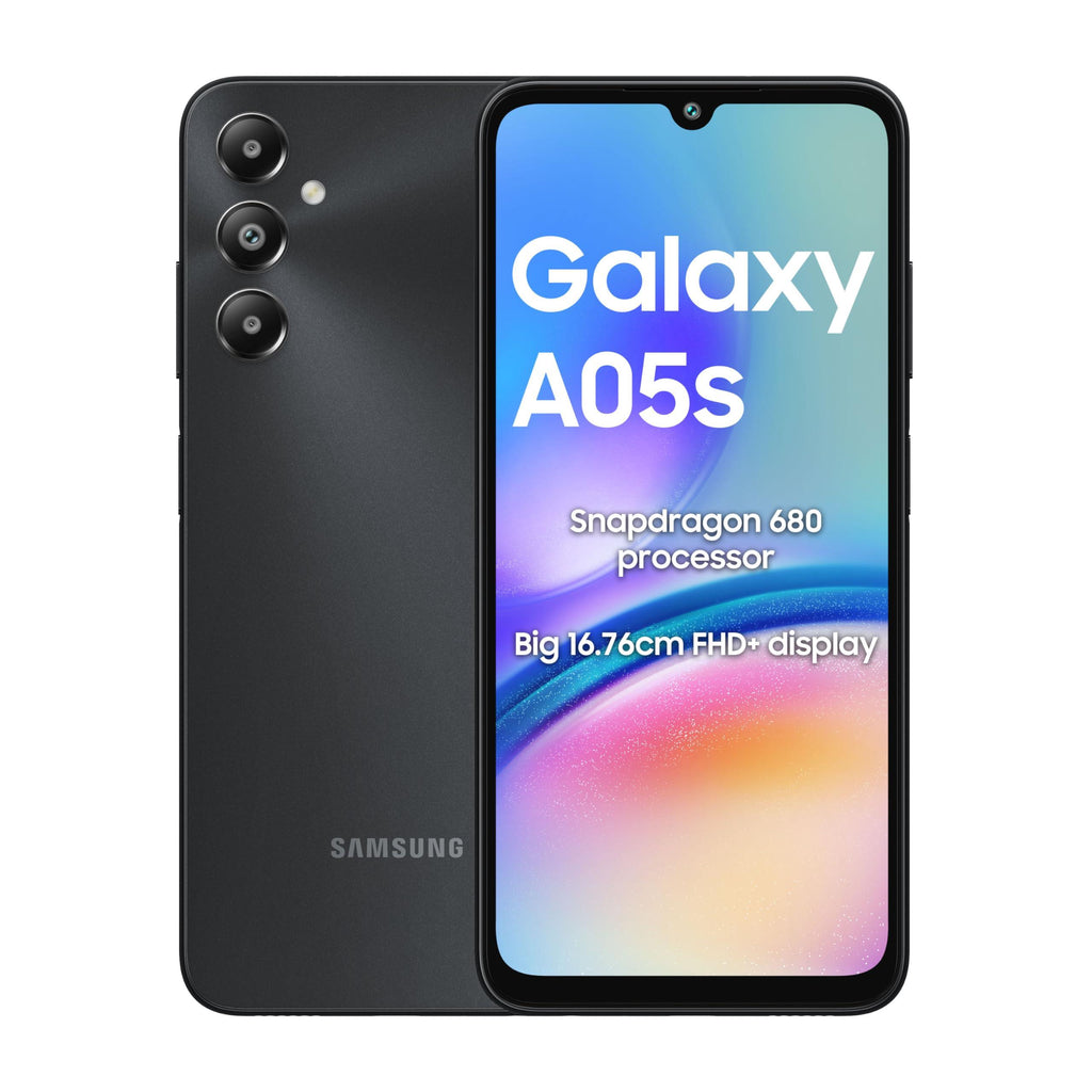 (Refurbished) Samsung Galaxy A05s (Black, 4GB, 128GB Storage) | 50 MP Main Camera | Upto 8GB RAM with RAM Plus | Snapdragon 680 | 5000 mAh Battery - Triveni World
