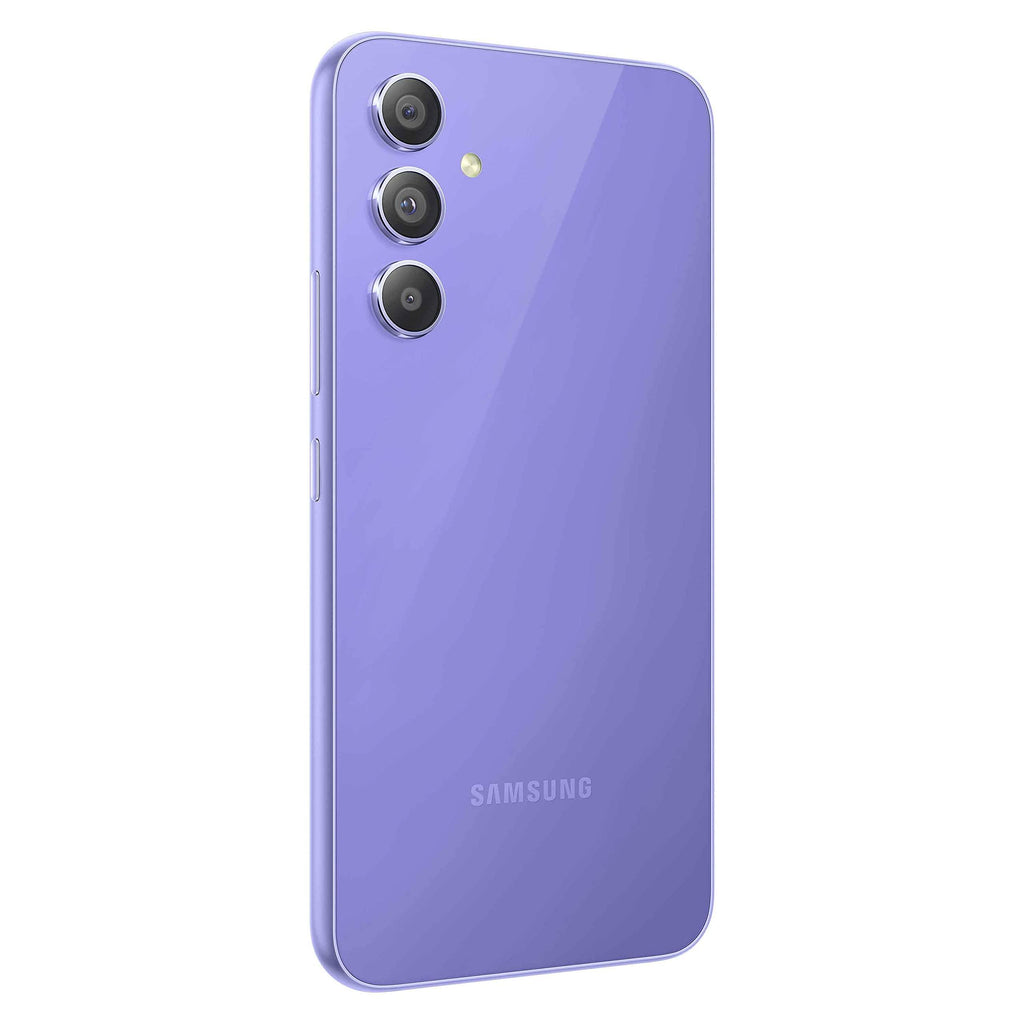 (Refurbished) Samsung Galaxy A54 5G (Awesome Violet, 8GB, 256GB Storage) | 50 MP No Shake Cam (OIS) | IP67 | Gorilla Glass 5 | Voice Focus | Travel Adapter to be Purchased Separately - Triveni World
