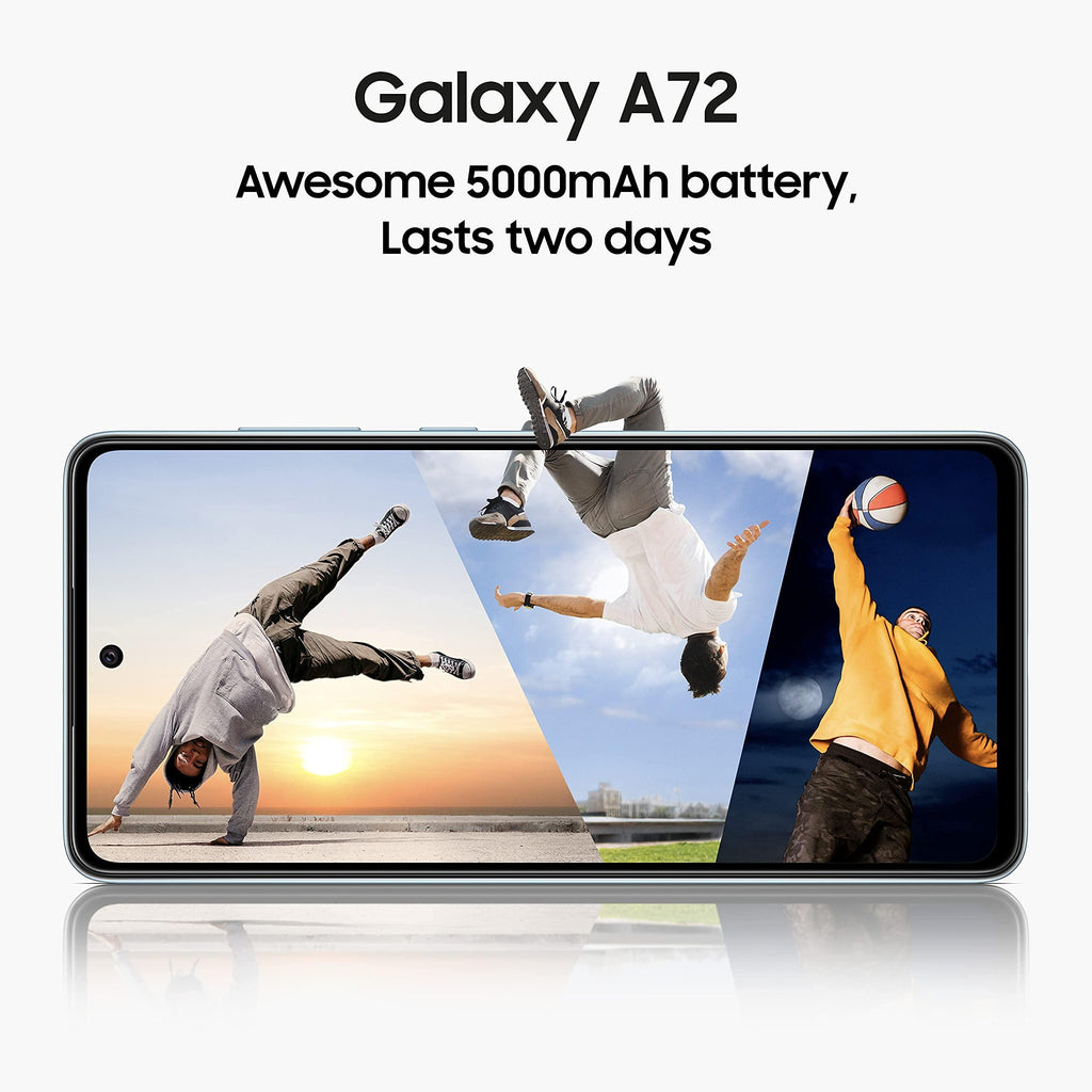 (Refurbished) Samsung Galaxy A72 (Black, 8GB RAM, 128GB Storage) - Triveni World