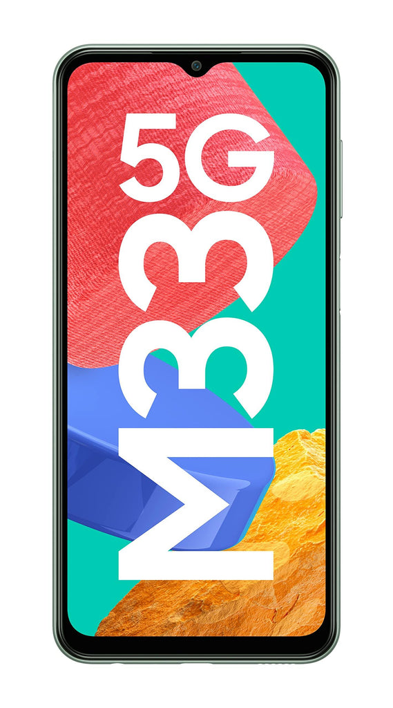 (Refurbished) Samsung Galaxy M33 5G (Mystique Green, 6GB, 128GB Storage) | 6000mAh Battery | Upto 12GB RAM with RAM Plus | Travel Adapter to be Purchased Separately - Triveni World