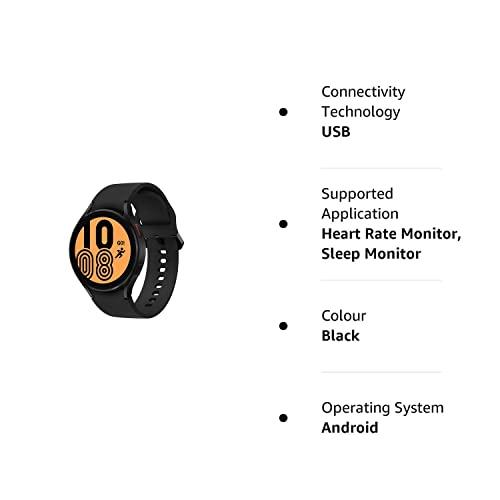 (Refurbished) Samsung Galaxy Watch4 (Bluetooth, 44mm, Black, Compatible with Android only) - Triveni World