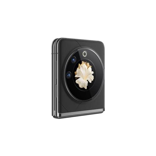 (Refurbished) TECNO Phantom V Flip 5G (Iconic Black 16GB RAM,256GB Storage) | 45W Fast Charging | 32 MP Selfie, 64 Rear Camera| 6.9" Flexible, 1.32" Secondrary AMOLED - Triveni World