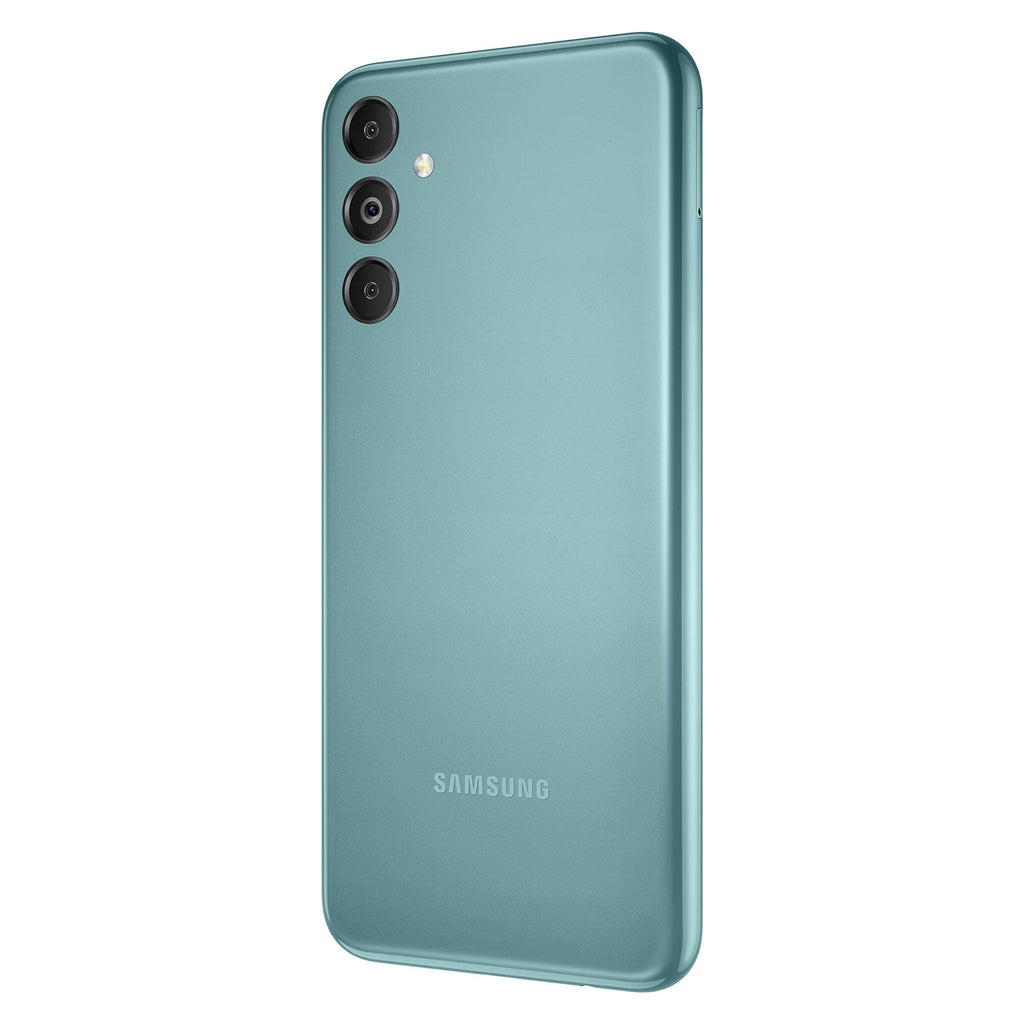 (Renewed) Samsung Galaxy M14 5G (Smoky Teal, 6GB, 128GB Storage) | 50MP Triple Cam | 6000 mAh Battery | 5nm Octa-Core Processor | 12GB RAM with RAM Plus | Android 13 | Without Charger - Triveni World