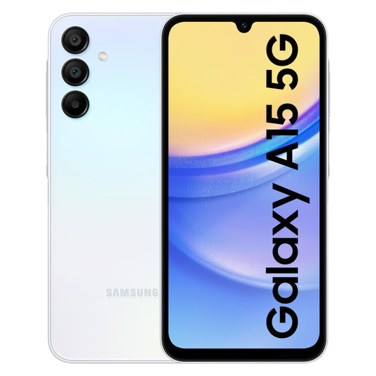 Samsung Galaxy A15 5G (Light Blue, 8GB, 128GB Storage) | 50 MP Main Camera | Android 14 with One UI 6.0 | 16GB Expandable RAM | MediaTek Dimensity 6100+ | 5000 mAh Battery - Triveni World