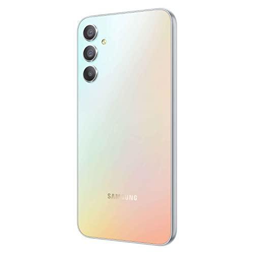 Samsung Galaxy A34 5G (Awesome Silver, 8GB, 128GB Storage) | 48 MP No Shake Cam (OIS) | IP67 | Gorilla Glass 5 | Voice Focus | Without Charger - Triveni World