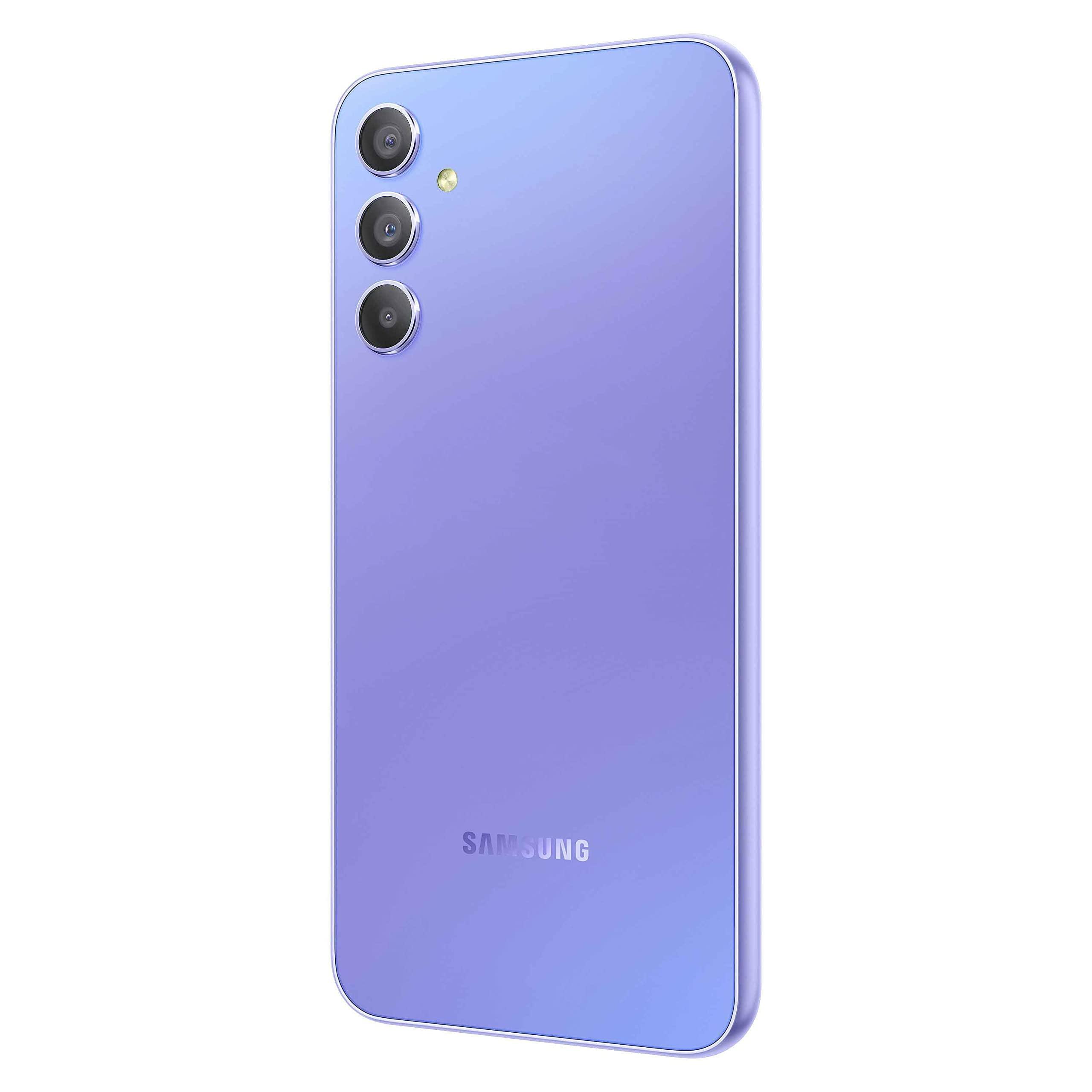 Samsung Galaxy A34 5G (Awesome Violet, 8GB, 128GB Storage) | 48 MP