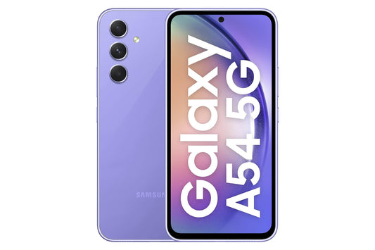 Samsung Galaxy A54 5G (Awesome Violet, 8GB, 256GB Storage) | 50 MP No Shake Cam (OIS) | IP67 | Gorilla Glass 5 | Voice Focus | Without Charger - Triveni World