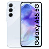 Samsung Galaxy A55 5G (Awesome Iceblue, 8GB RAM, 256GB Storage) | Metal Frame | 50 MP Main Camera (OIS) | Nightography | IP67 | Corning Gorilla Glass Victus+ | sAMOLED with Vision Booster - Triveni World