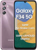 Samsung Galaxy F34 5G (Orchid Violet, 6 GB RAM, 128 GB Storage) | 50 MP No Shake Camera | Auto Night Mode | 120 Hz AMOLED Display | 4K Videos | 6000 mAh Large Battery | Dolby Atmos | Gorilla Glass 5 - Triveni World