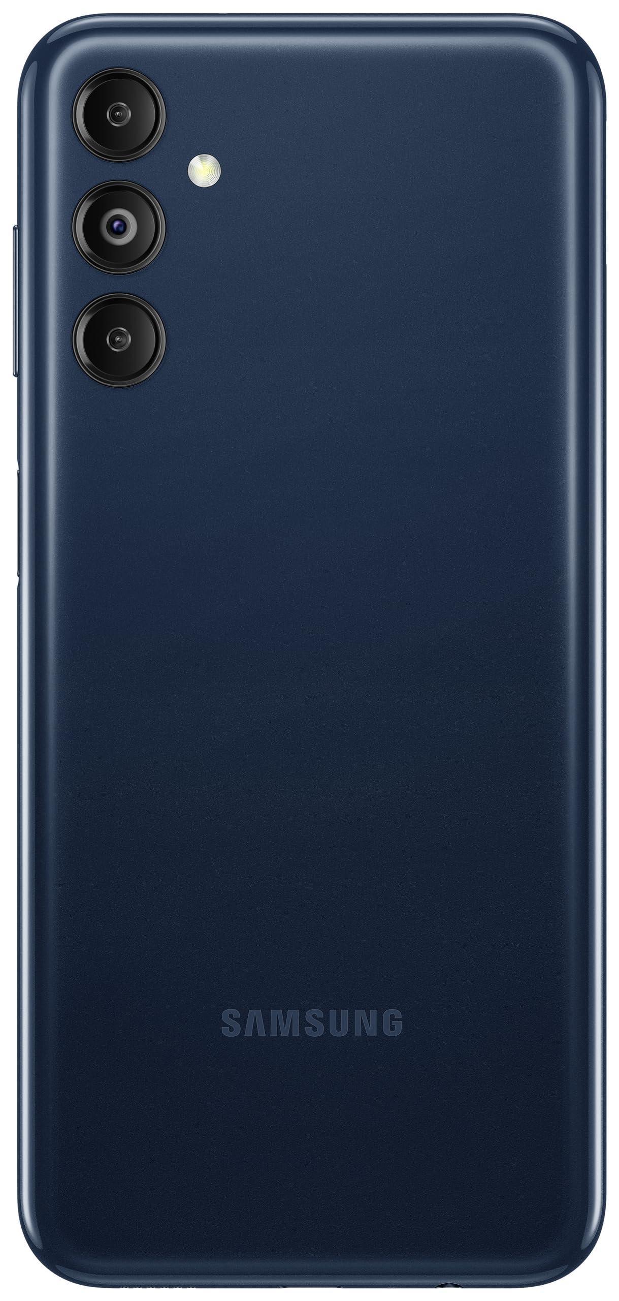Samsung Galaxy M14 5G (Berry Blue,4GB,128GB)|50MP Triple Cam|Segment's Only 6000 mAh 5G SP|5nm Processor|2 Gen. OS Upgrade & 4 Year Security Update|12GB RAM with RAM Plus|Android 13|Without Charger - Triveni World