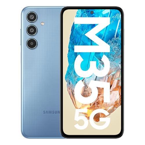 Samsung Galaxy M35 5G (DayBreak Blue,6GB RAM,128GB Storage)| Corning Gorilla Glass Victus+| AnTuTu Score 595K+ | Vapour Cooling Chamber | 6000mAh Battery | 120Hz Super AMOLED Display| without Charger - Triveni World