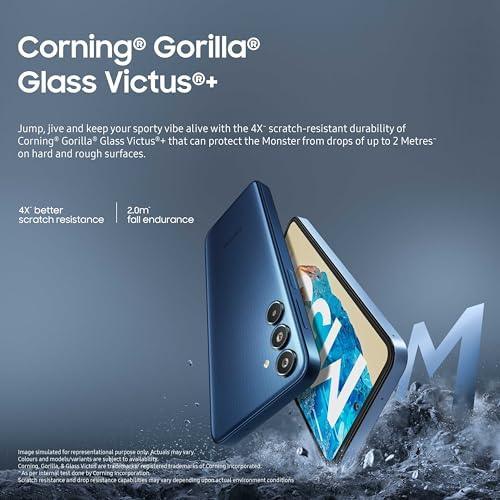 Samsung Galaxy M35 5G (DayBreak Blue,6GB RAM,128GB Storage)| Corning Gorilla Glass Victus+| AnTuTu Score 595K+ | Vapour Cooling Chamber | 6000mAh Battery | 120Hz Super AMOLED Display| without Charger - Triveni World