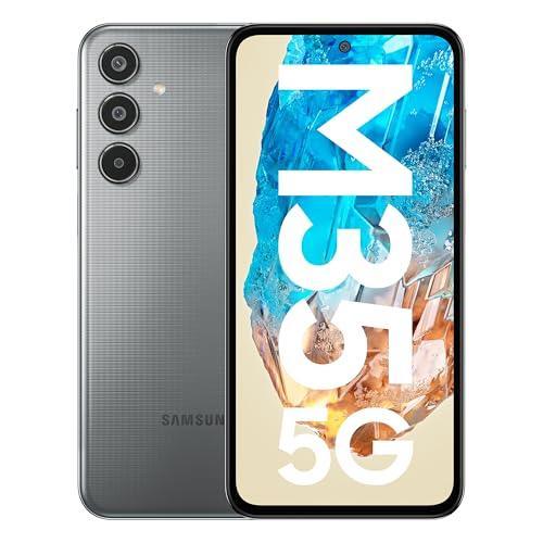 Samsung Galaxy M35 5G (Thunder Grey,8GB RAM,128GB Storage)| Corning Gorilla Glass Victus+| AnTuTu Score 595K+ | Vapour Cooling Chamber | 6000mAh Battery | 120Hz Super AMOLED Display| without Charger - Triveni World