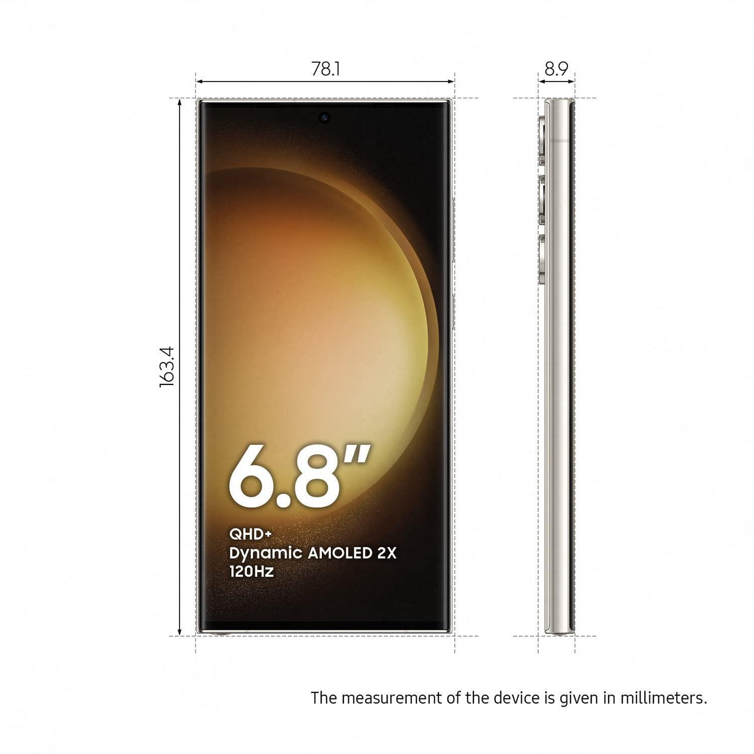 Samsung Galaxy S23 Ultra 5G AI Smartphone (Cream, 12GB, 512GB