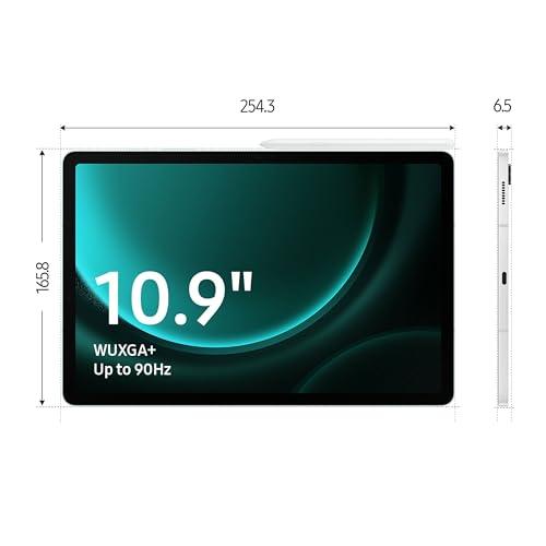 Samsung Galaxy Tab S9 FE 27.69 cm (10.9 inch) Display, RAM 6 GB, ROM 128 GB Expandable, S Pen in-Box, WiFi+5G, IP68 Tablet, Gray - Triveni World