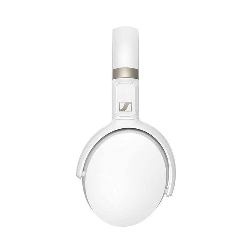 Sennheiser HD 450BT (ANC) Bluetooth 5.0 Wireless Over Ear Headphone with Mic, Designed in Germany, Alexa Built-in - Active Noise Cancellation, 30h Battery,Fast Charging, Foldable, 2Yr WARRANTY - White - Triveni World
