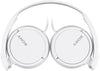Sony MDR-ZX110A Wired On Ear Headphone without Mic (White) - Triveni World