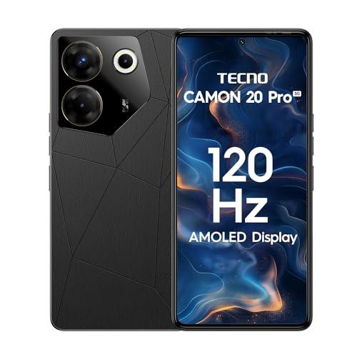 TECNO Camon 20s Pro 5G (Dark Welkin, 8GB RAM,128GB Storage) | MediaTek Dimensity 8020 Processor | 64MP RGBW(G+P) OIS Rear Camera|6.67 FHD+ Big AMOLED Screen - Triveni World