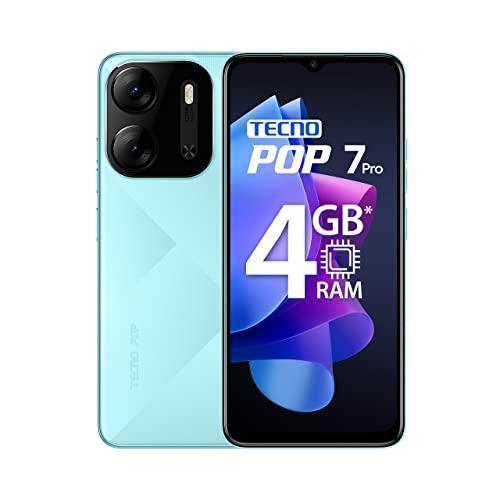 TECNO POP 7 Pro (Uyuni Blue, 2GB RAM,64GB Storage) | Type C Port | 12MP Dual Camera | Up to 4GB RAM with Memory Fusion - Triveni World