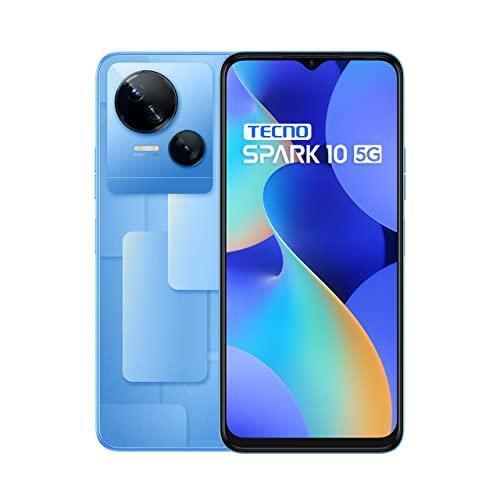 TECNO Spark 10 5G (Meta Blue, 8GB RAM,128GB Storage)|16GB Expandable RAM | Ultra Clear 50MP Superior Rear Camera| Dimensity 6020 7nm Powerful 5G Processor - Triveni World
