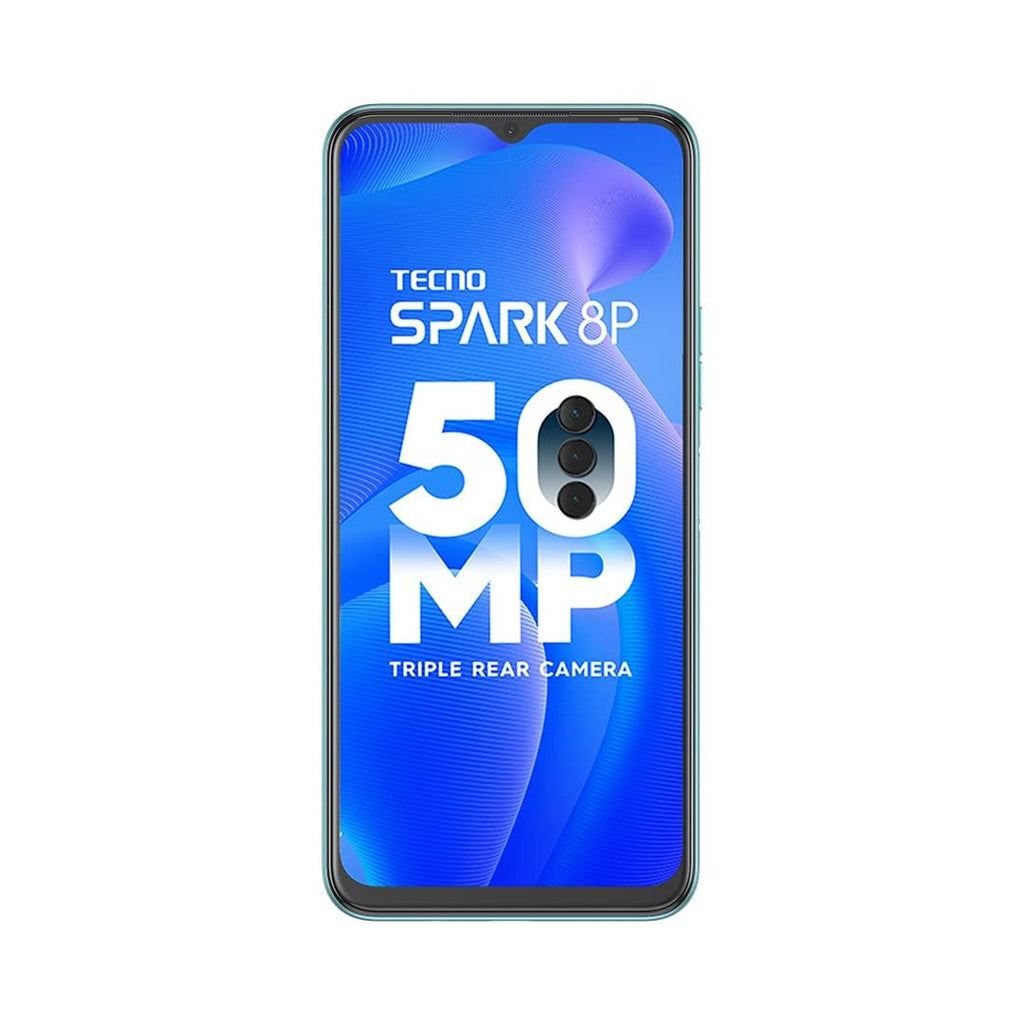 TECNO Spark 8P (Turquoise Cyan, 4GB RAM,64GB Storage)| 50MP SuperNight Camera | Upto 7GB RAM | 18W Flash Charger - Triveni World