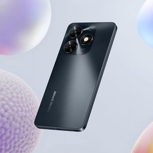 TECNO Spark GO 2024 (Gravity Black,8GB* RAM, 128GB ROM)| Segment First 90Hz Dot-in Display with Dynamic Port & Dual Speakers with DTS| 5000mAh| 10W Type-C| Fingerprint Sensor| Octa-Core Processor - Triveni World
