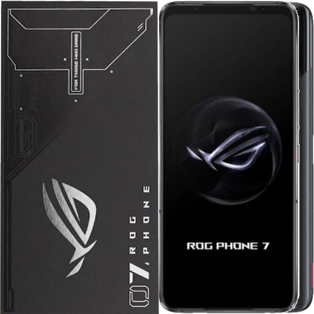 Asus ROG Phone 7 5G Phantom Black 256GB + 12GB Dual-SIM Unlocked GSM Refurbished - Triveni World