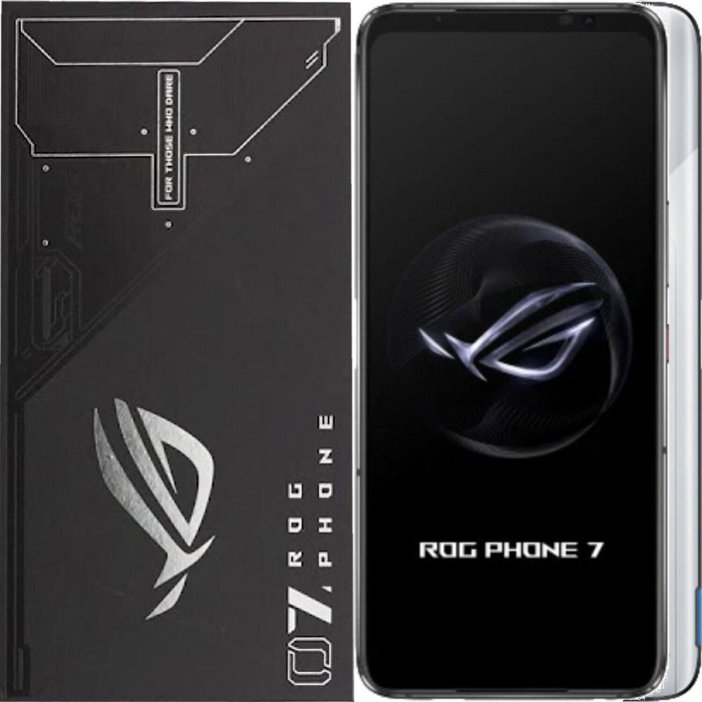 Asus ROG Phone 7 5G Storm White 512GB + 16GB Dual-SIM Unlocked GSM Refurbished - Triveni World
