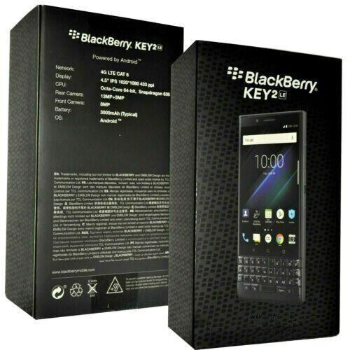 BlackBerry KEY2 LE (BBE100-4) 64GB (Unlocked) Dual SIM Smartphone