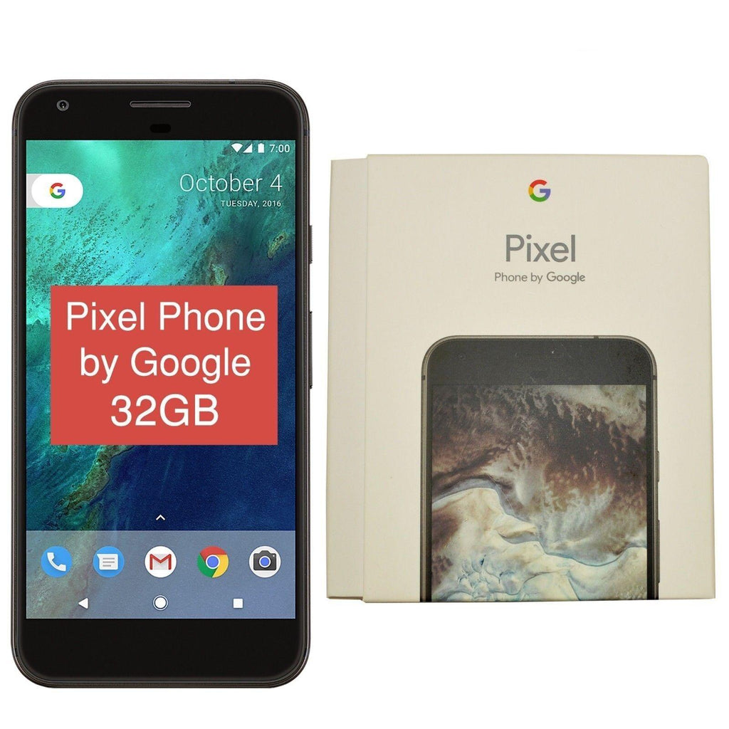 Google Pixel 2016 Phone G-2PW4200 32GB Black Factory Unlocked 4G/LTE GSM - Triveni World
