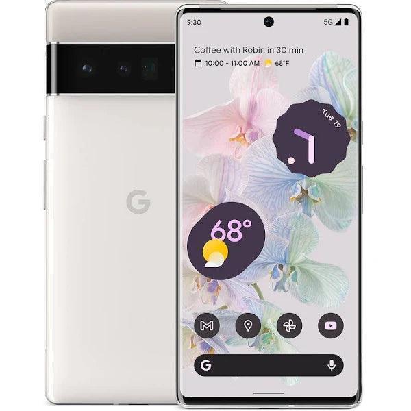 Google Pixel 6 Pro (12GB, 128GB) Cloudy White - Renewed - Triveni World