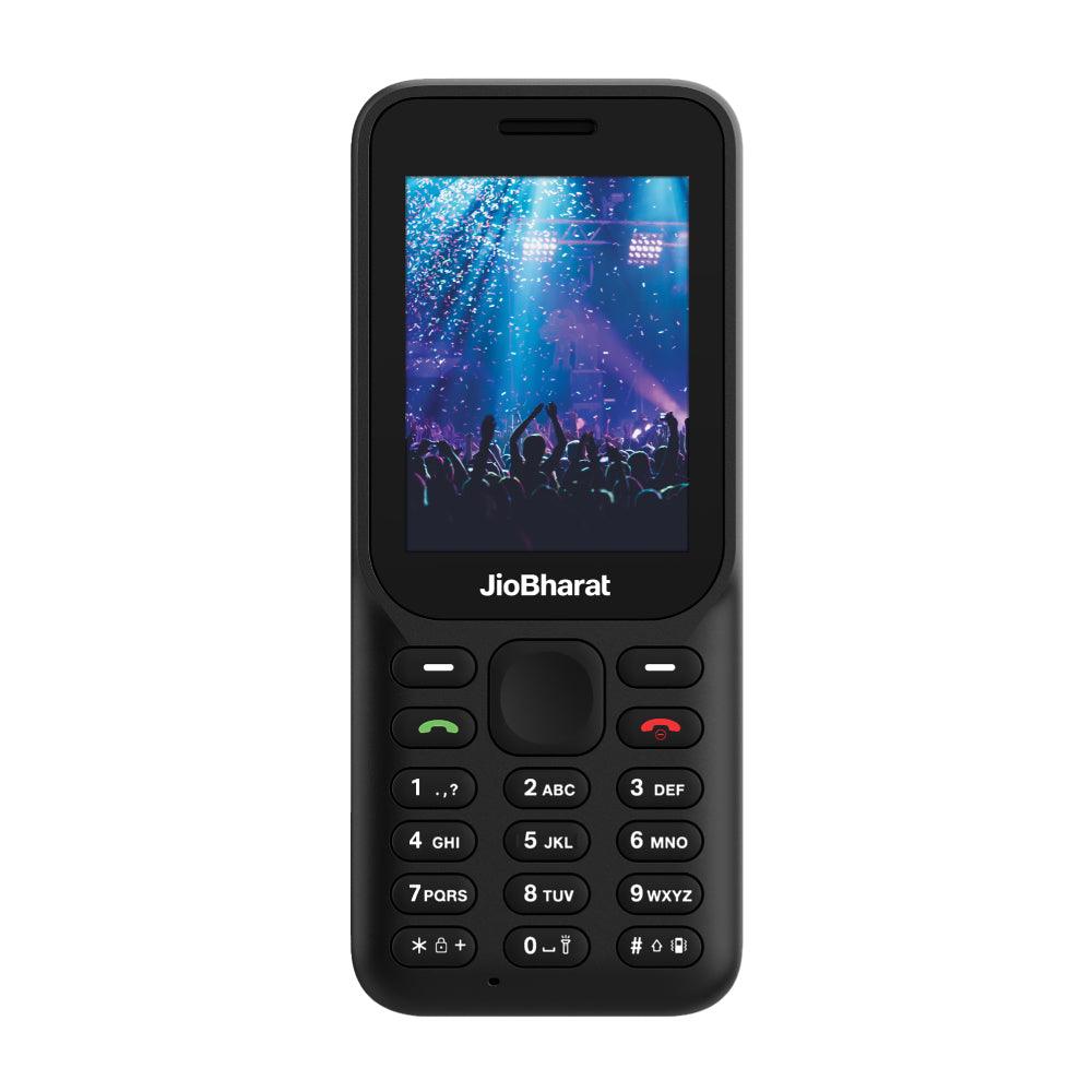 JioBharat B1 4G Keypad Phone with JioCinema, JioSaavn, JioPay (UPI), 6.1 cm (2.4 Inch) Big Display, Powerful Battery (2000mAh), Digital Camera, Black, Locked for JioNetwork (581107370) - Triveni World