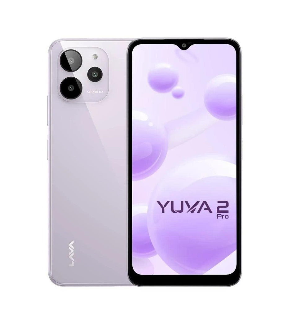 Lava Yuva 2 Pro (Glass Lavender, 4GB RAM, 64GB Storage) - Triveni World