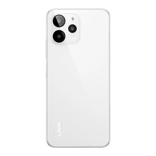 Lava Yuva 2 Pro (Glass White, 4GB RAM, 64GB Storage)| 2.3 Ghz Octa Core Helio G37| 13 MP AI Triple Camera |Fingerprint Sensor| 5000 mAh Battery| Upto - Triveni World