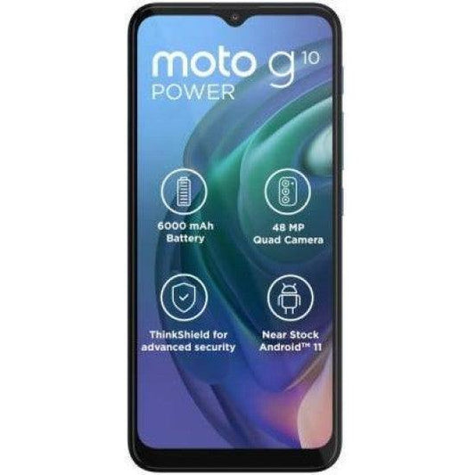 MOTOROLA G10 Power (64 GB) (4 GB RAM) (Aurora Grey) Refurbished - Triveni World