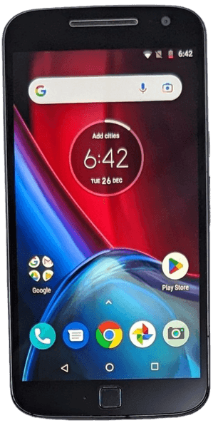 Motorola Moto G4 Plus 32GB 3GB RAM Black Used – Triveni World